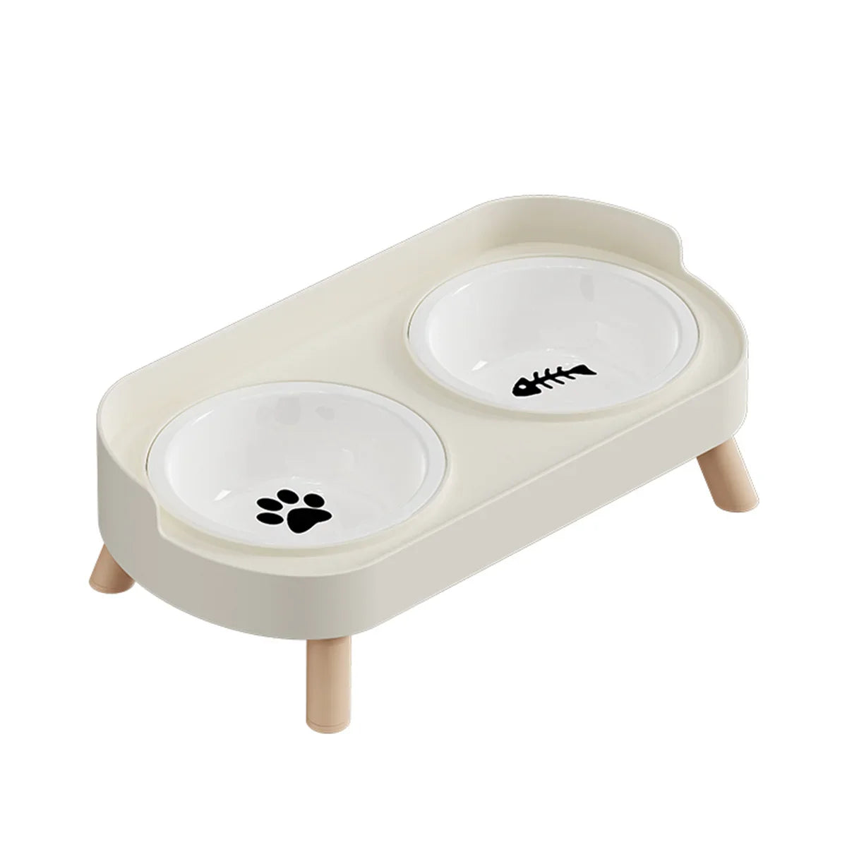 Adjustable Height Double Bowl Feeder for Cats and Dogs - view 14