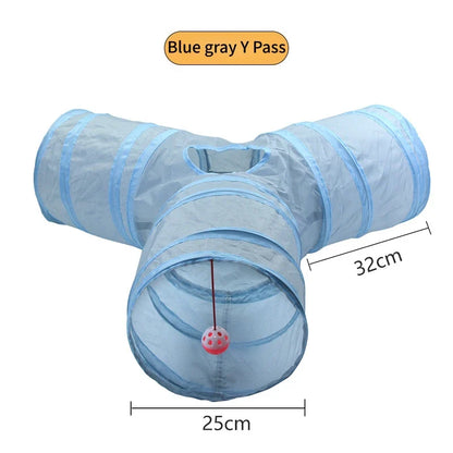 Cat Tunnel Pet Supplies Cat S T Pass Play Tunnel Foldable Cat Tunnel Cat Toy Breathable Drill Barrel for Indoor loud paper