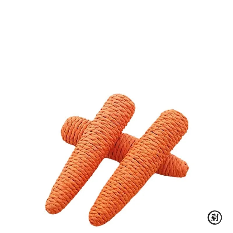 Squeaky Carrot Chew Stick Cat Toy - view 5