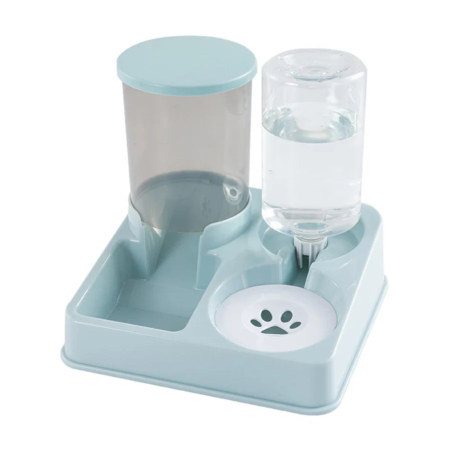 2-in-1 Tilted Gravity Food and Water Feeder for Cats - view 8