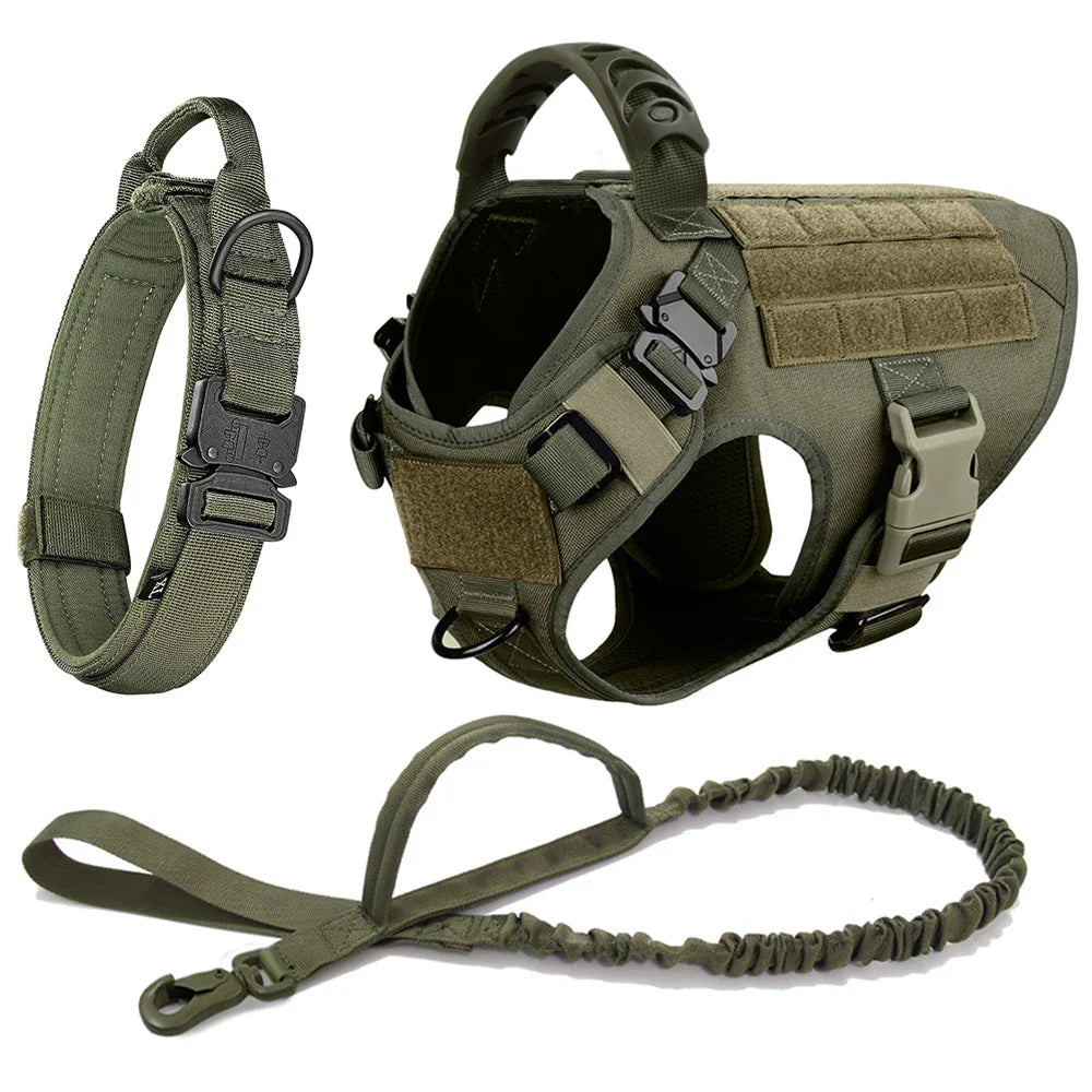 Training Vest Harness and Leash Set for Large Dogs