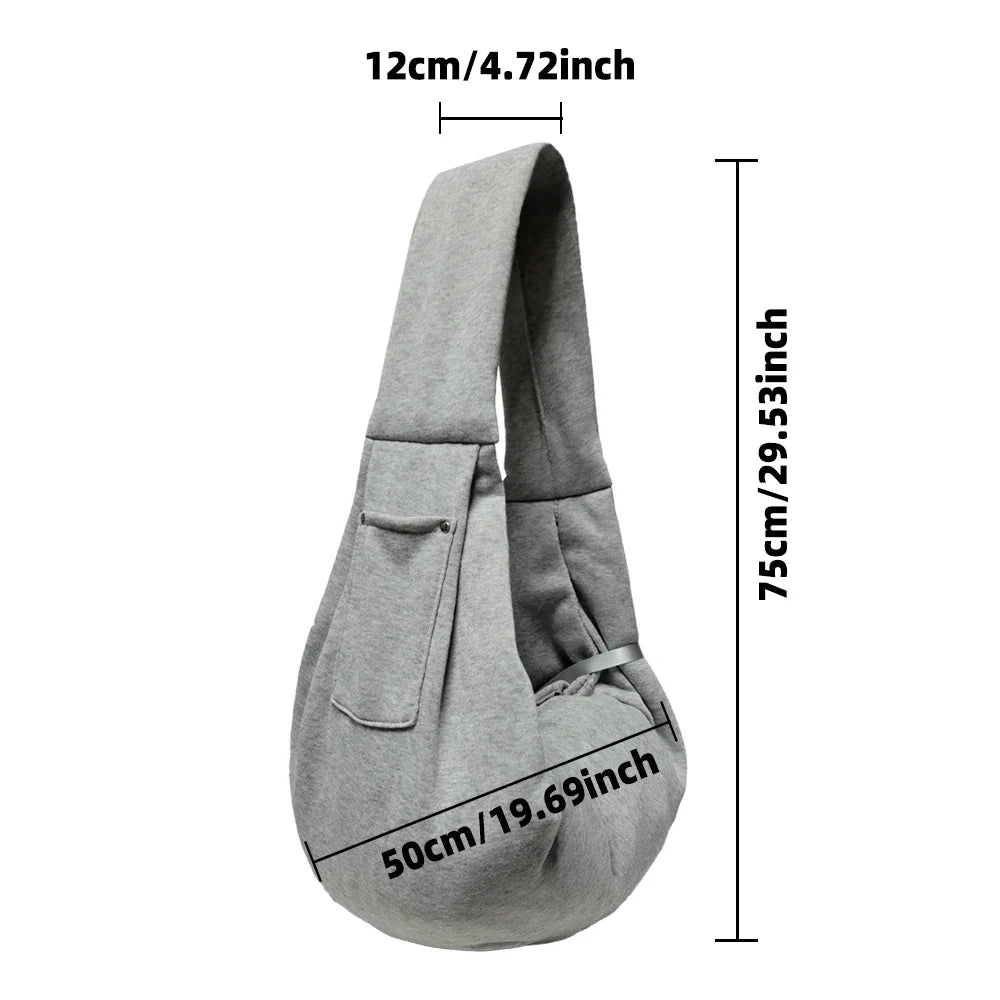 Hands-Free Pet Sling Carrier for Small Dogs and Cats - view 2