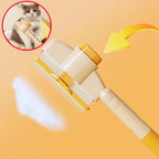 Self-Cleaning Pet Grooming Brush, One-Button Release