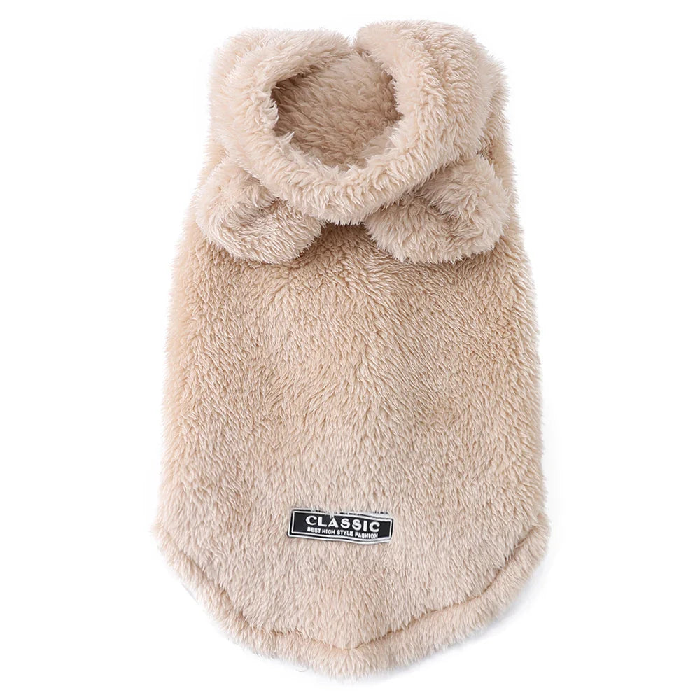 Autumn Winter Cat Clothes Soft Warm Cute Kitten Sweater Pet Fleece Costume For Small Medium Dogs Cats Kitty Sphynx Hoodies Coat